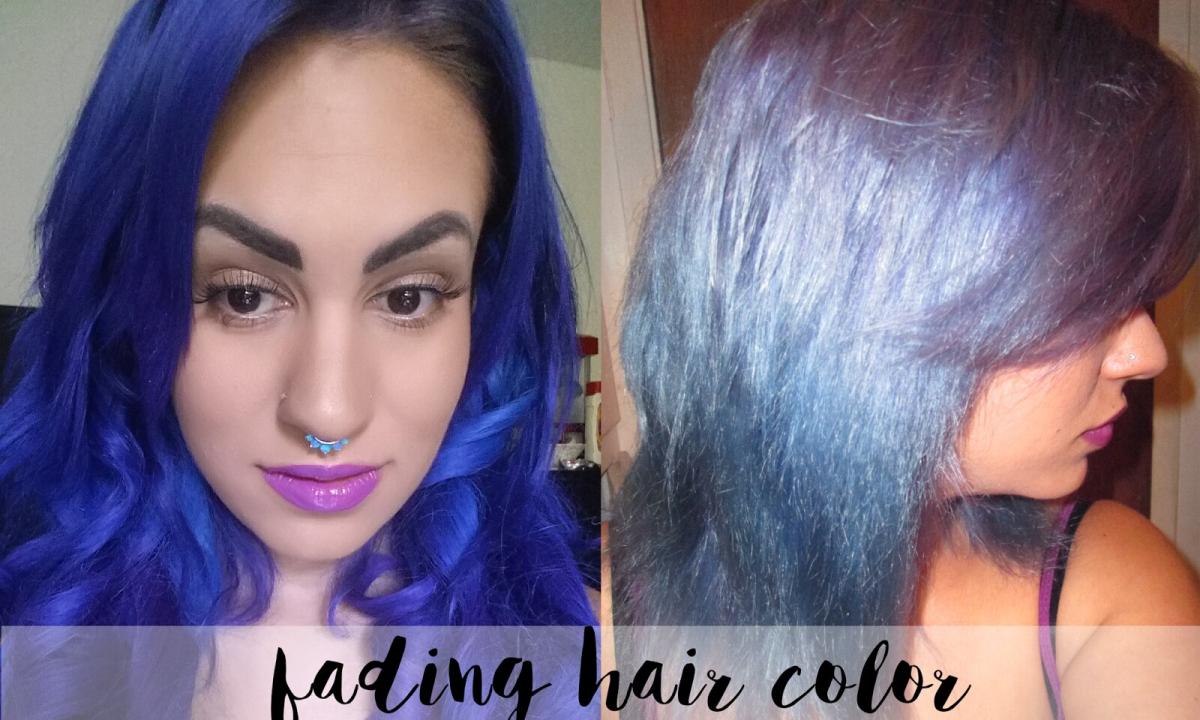How to remove blue shade from hair